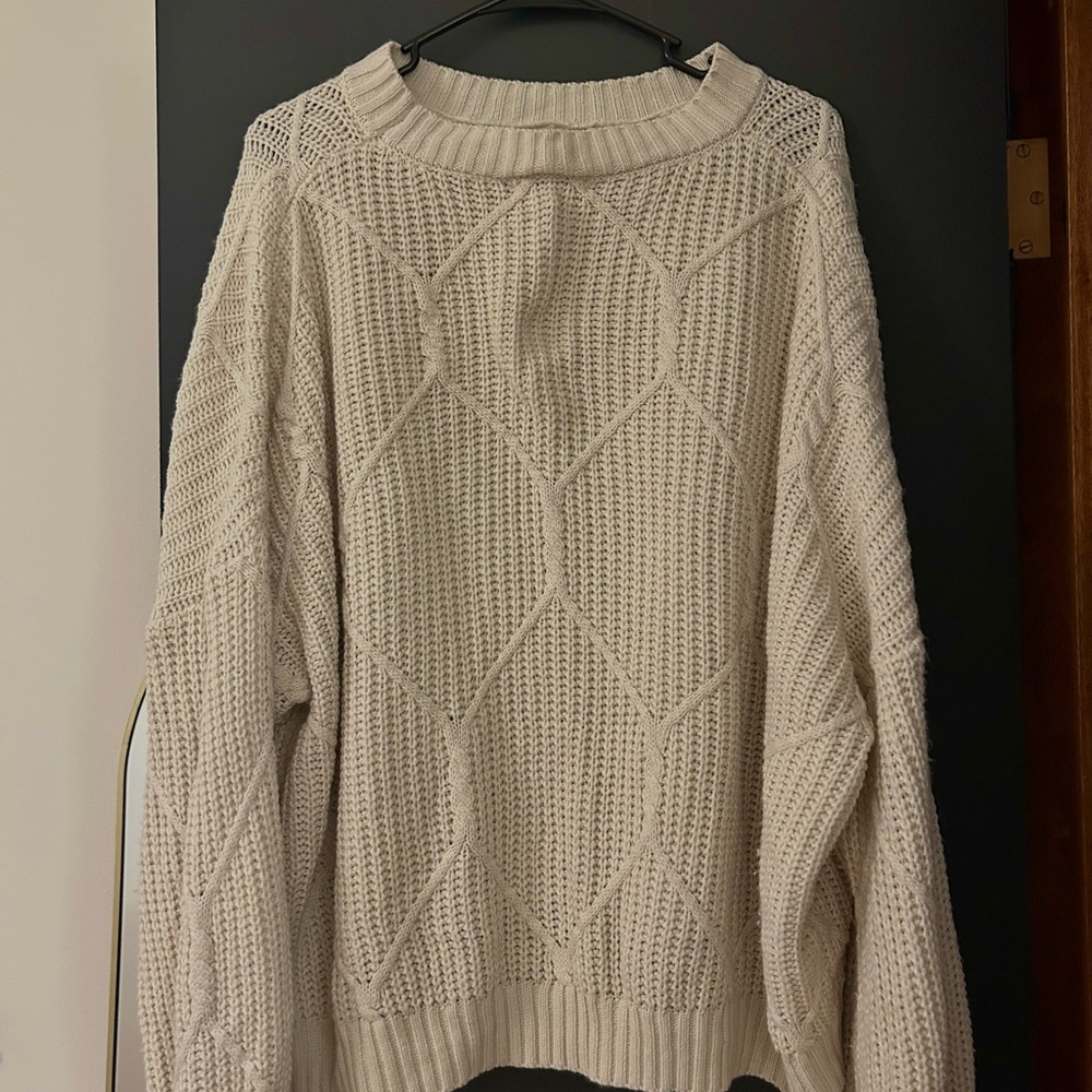 Cozy Cream Knit Sweater